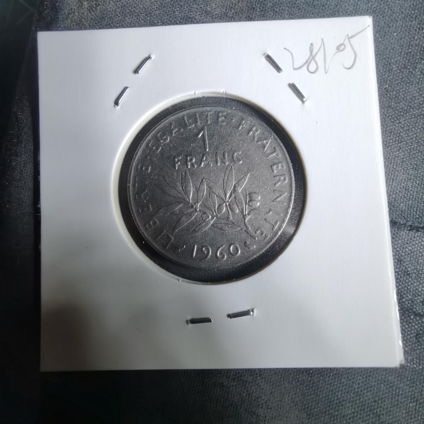 沼泽如烟--第928场 法国1960年1法郎