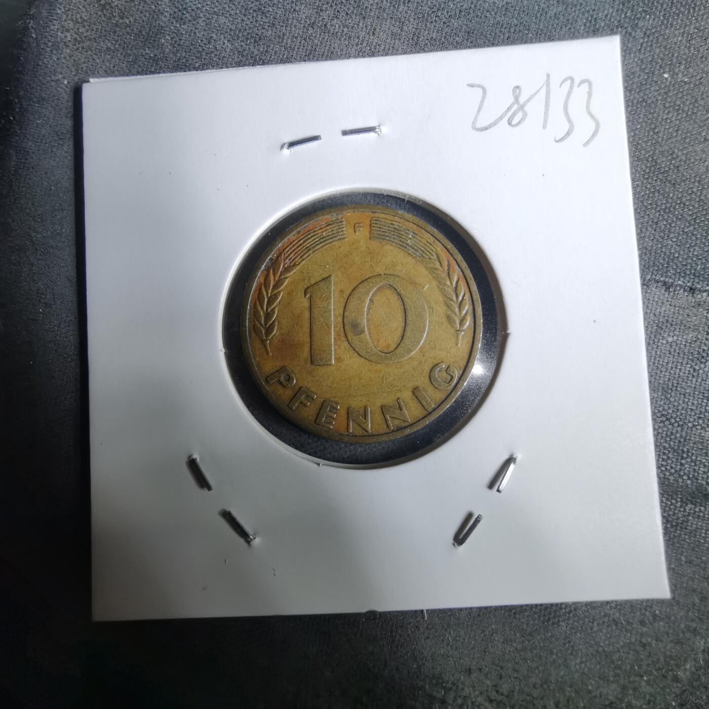 沼泽如烟--第928场 德国1950年10芬尼