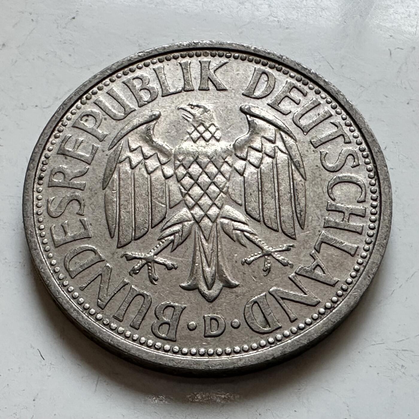 🌹外币初藏🌹🐯2025年第140场  每周二四六晚8️⃣点 接代拍 德国1951年D版2马克 独年版