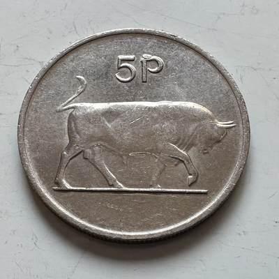 🌹外币初藏🌹🐯2025年第140场  每周二四六晚8️⃣点 接代拍 - 爱尔兰1980年5便士