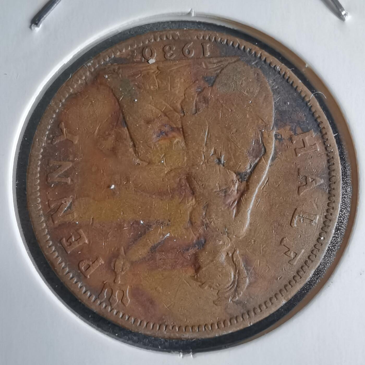 沼泽如烟--第928场 英国1930年半便士