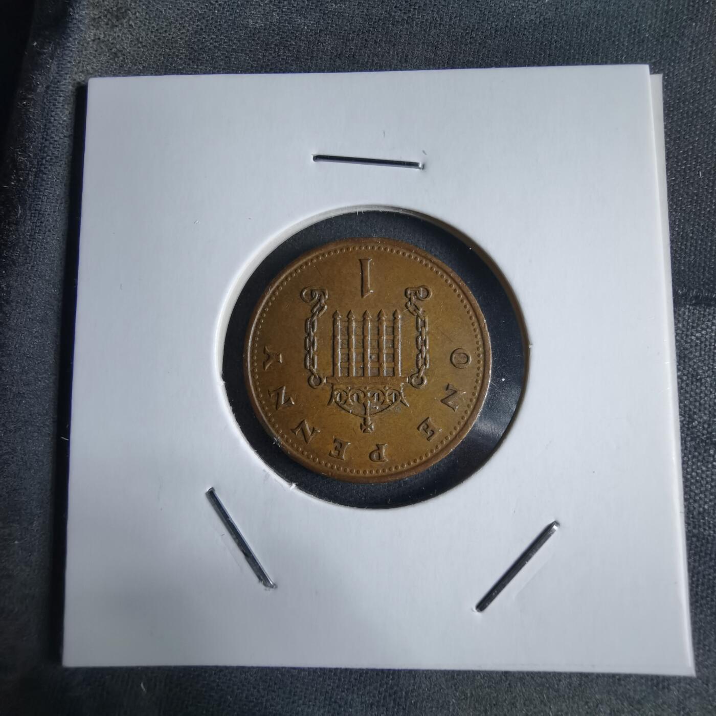 沼泽如烟--第928场 英国1986年1便士