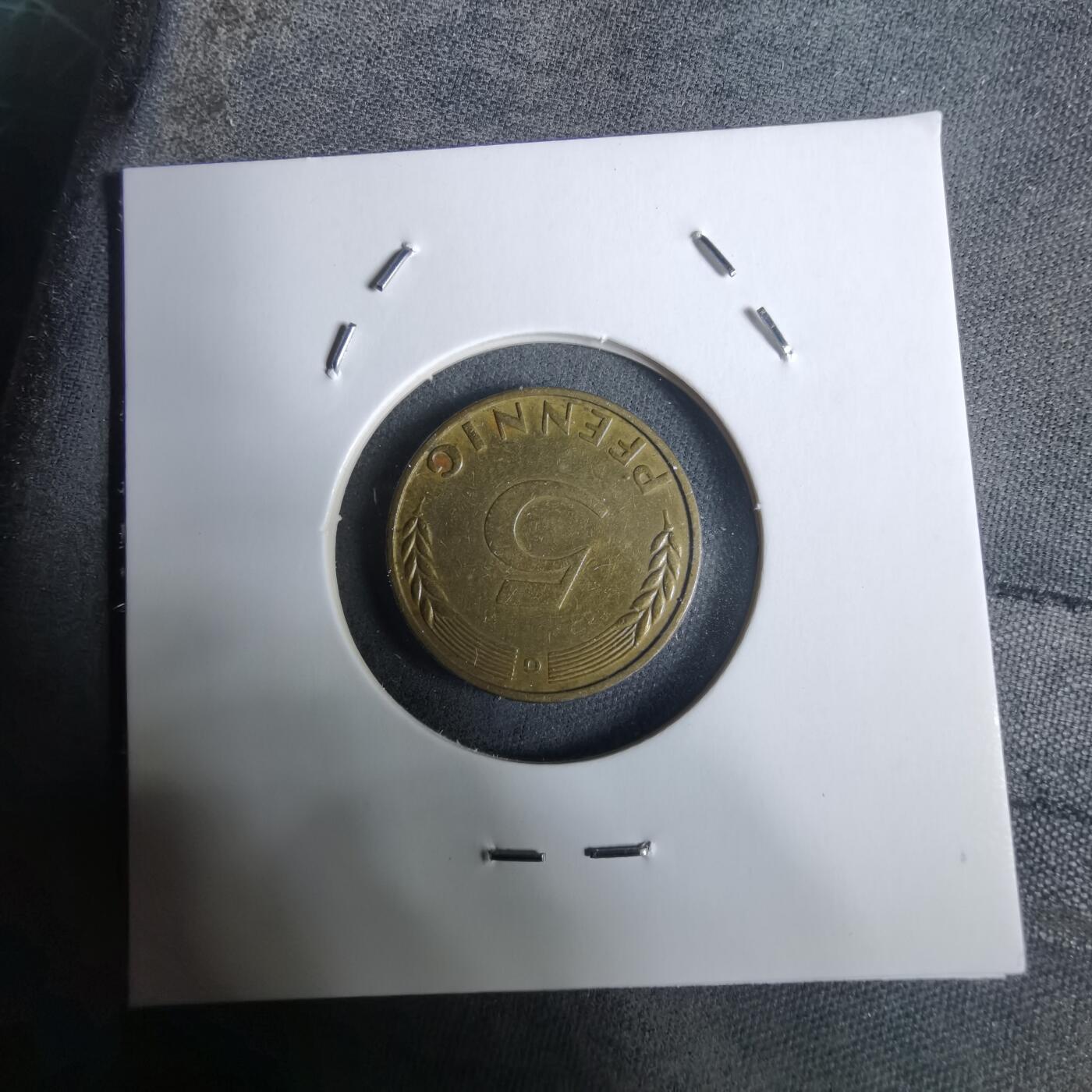 沼泽如烟--第928场 德国1950年5芬尼