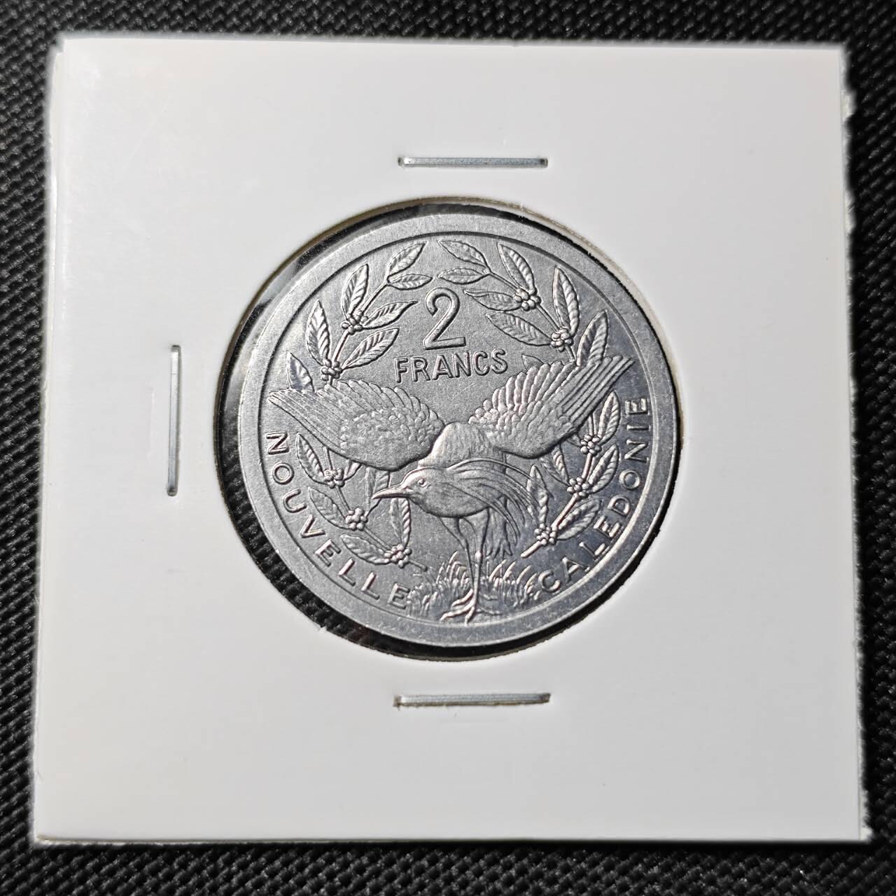 KK钱币收藏小铺 第378期  2月预留时间 周末发货  1983法属新喀里多尼亚2法郎