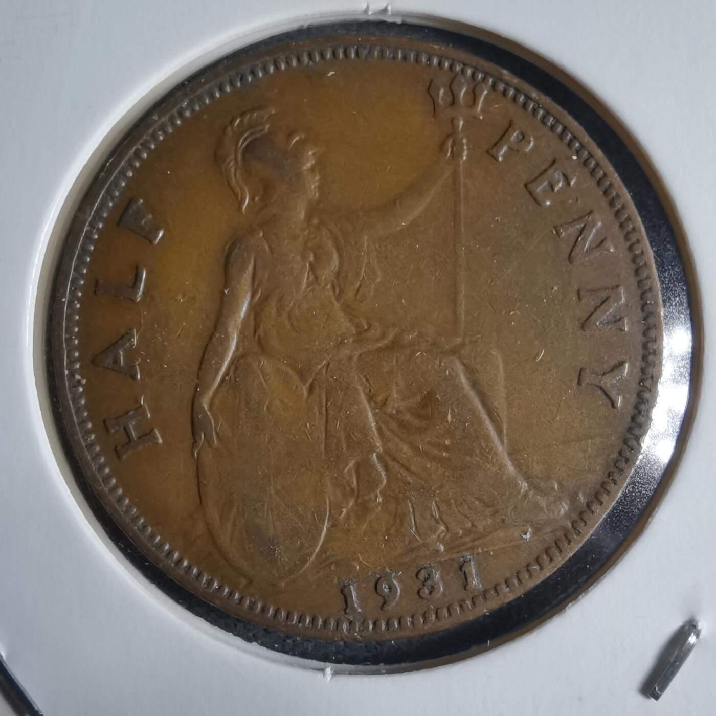 沼泽如烟--第928场 英国1931年半便士