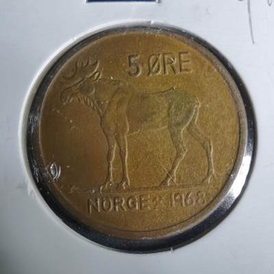 沼泽如烟--第929场 - 挪威1968年5欧尔