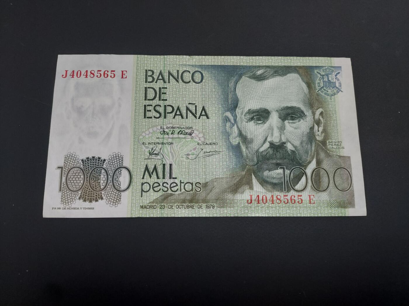 博彦收藏  12月15日 8点 钱币专场 全场包邮 西班牙 1000比塞塔 85品