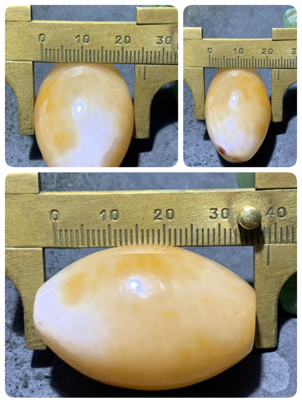 精美鱼籽纹战国红玛瑙大勒子一颗！