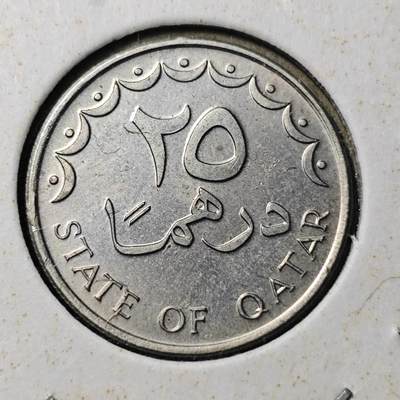 KK钱币收藏小铺 第378期  2月预留时间 周末发货 -  卡塔尔50迪拉姆