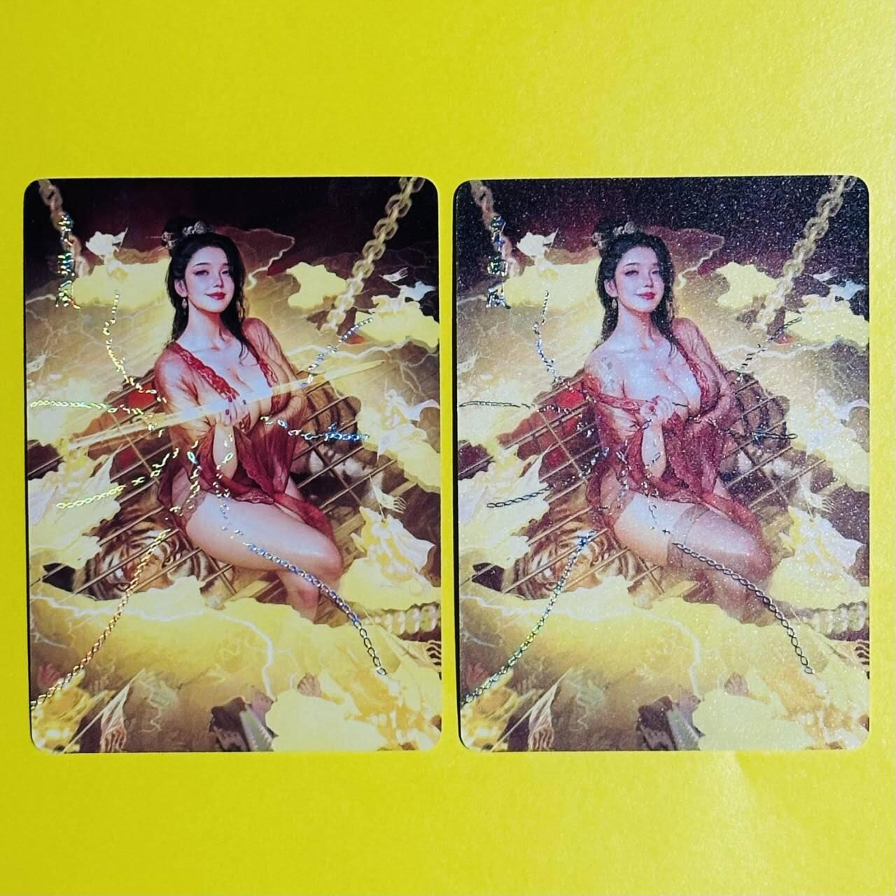 龙虎卡牌六七场 （无佣金，周六结拍，欢迎送拍） 冷烫普卡2张 焱卡文化 刷子 妖姬传 贾南风