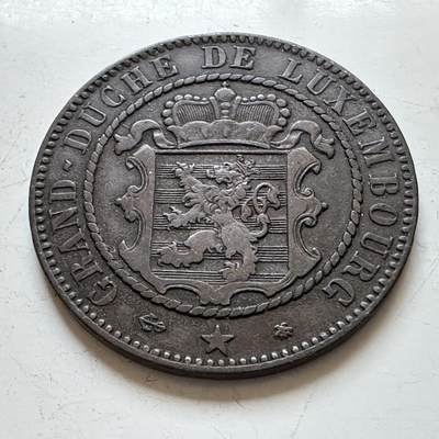 🌹外币初藏🌹🐯2025年第140场  每周二四六晚8️⃣点 接代拍 - 卢森堡1865年十分 大铜币