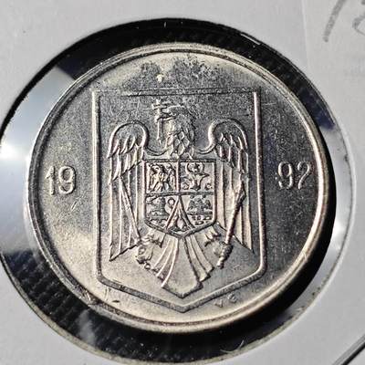 KK钱币收藏小铺 第378期  2月预留时间 周末发货 -  1992罗马尼亚5列伊