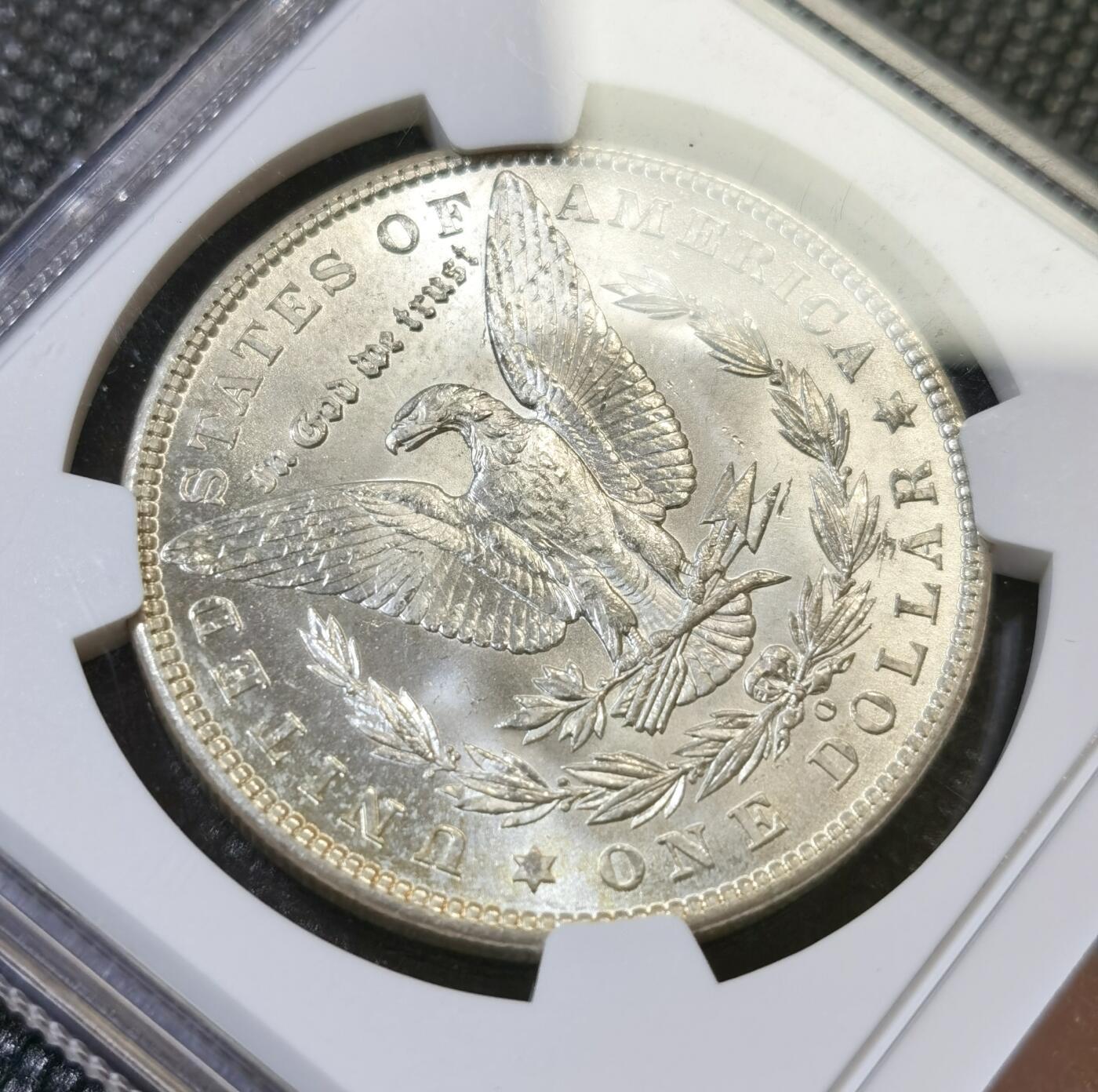 甄臻铺-世界币章拍卖（第43期）送拍享返佣金等优惠多多 NGC-MS64 美国1902年O版摩根一元银币