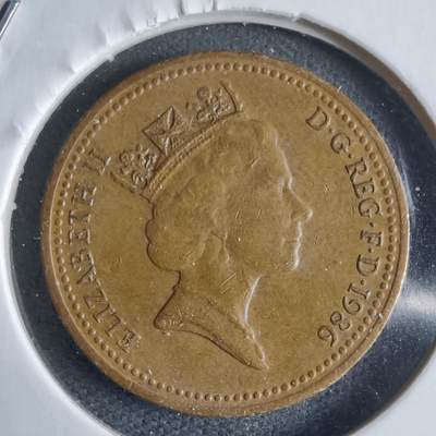 沼泽如烟--第928场 - 英国1986年1便士