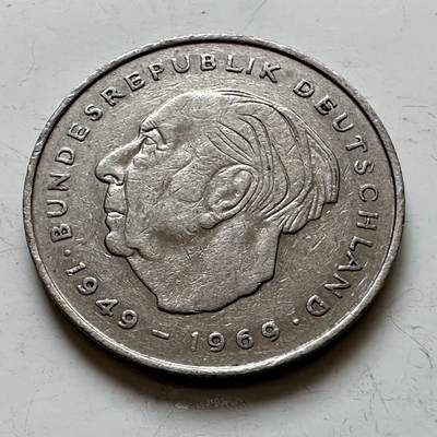 🌹外币初藏🌹🐯2025年第140场  每周二四六晚8️⃣点 接代拍 - 德国1975年J版 2马克 豪斯