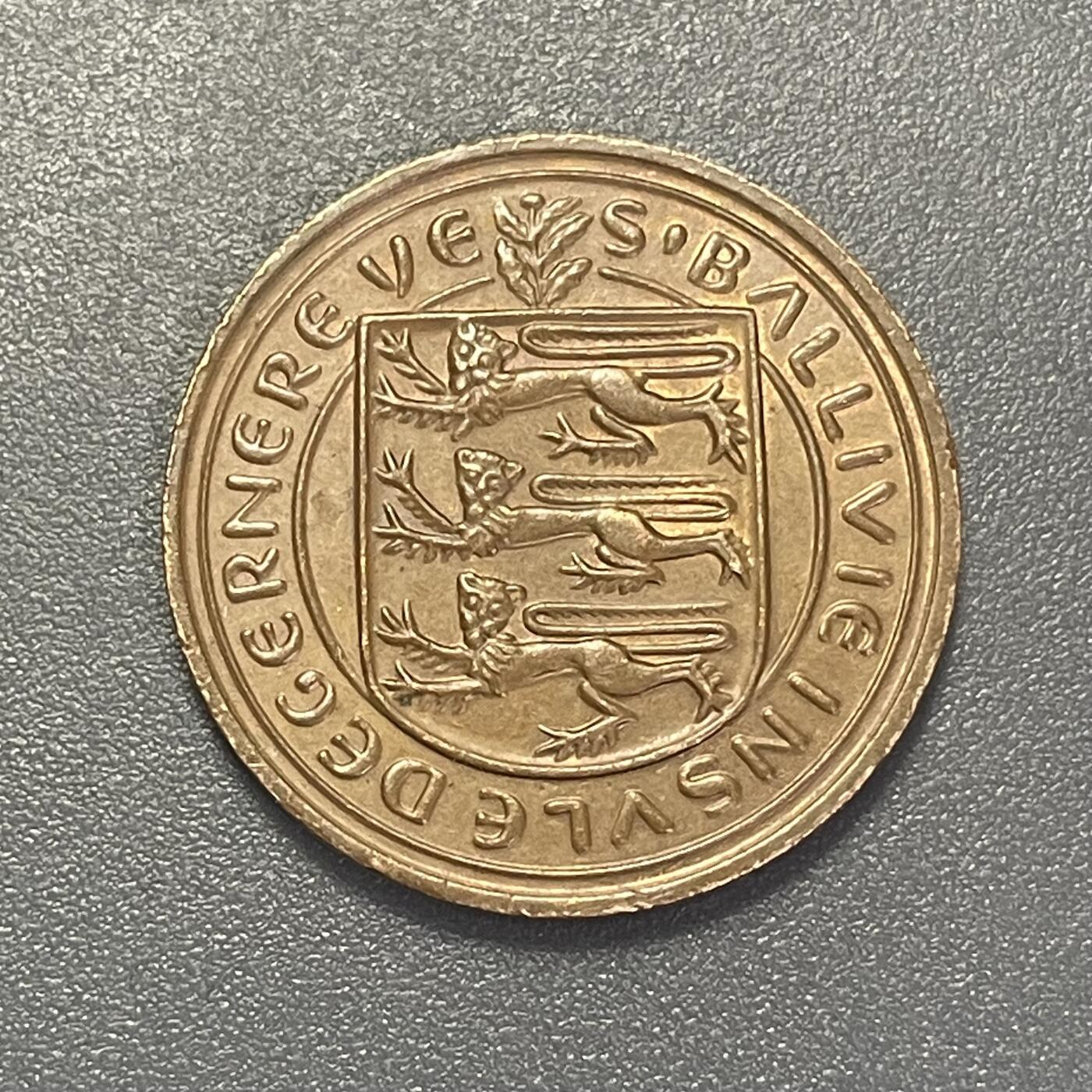 回流1215 英属根西岛1979年2便士 风车