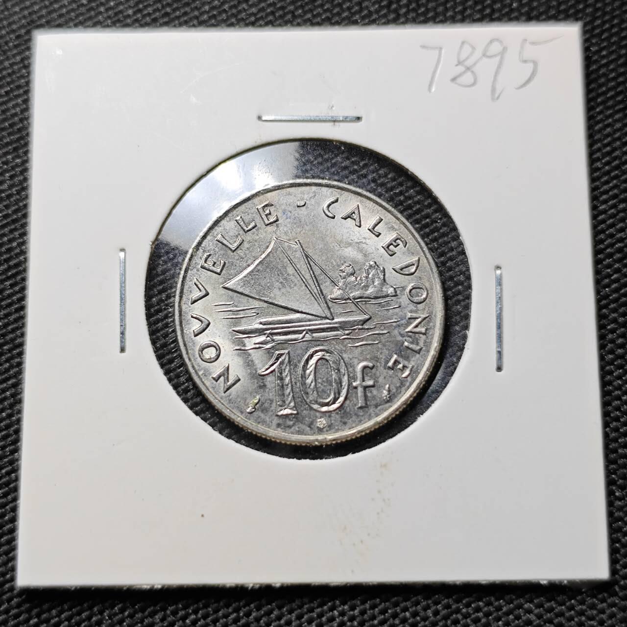 KK钱币收藏小铺 第378期  2月预留时间 周末发货  1991法属新喀里多尼亚10法郎