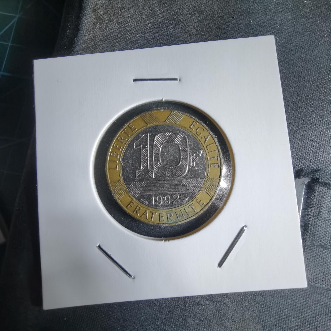 沼泽如烟--第928场 法国1992年10法郎