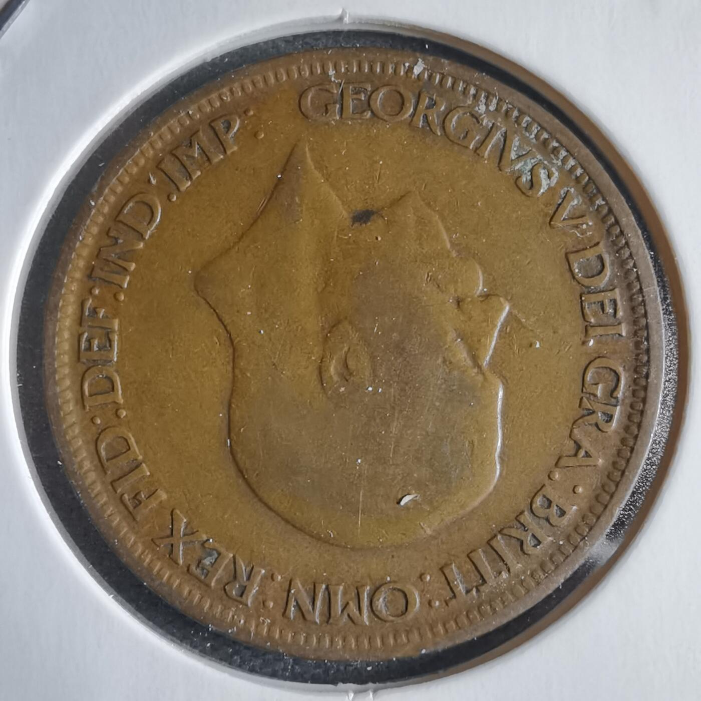 沼泽如烟--第928场 英国1929年半便士