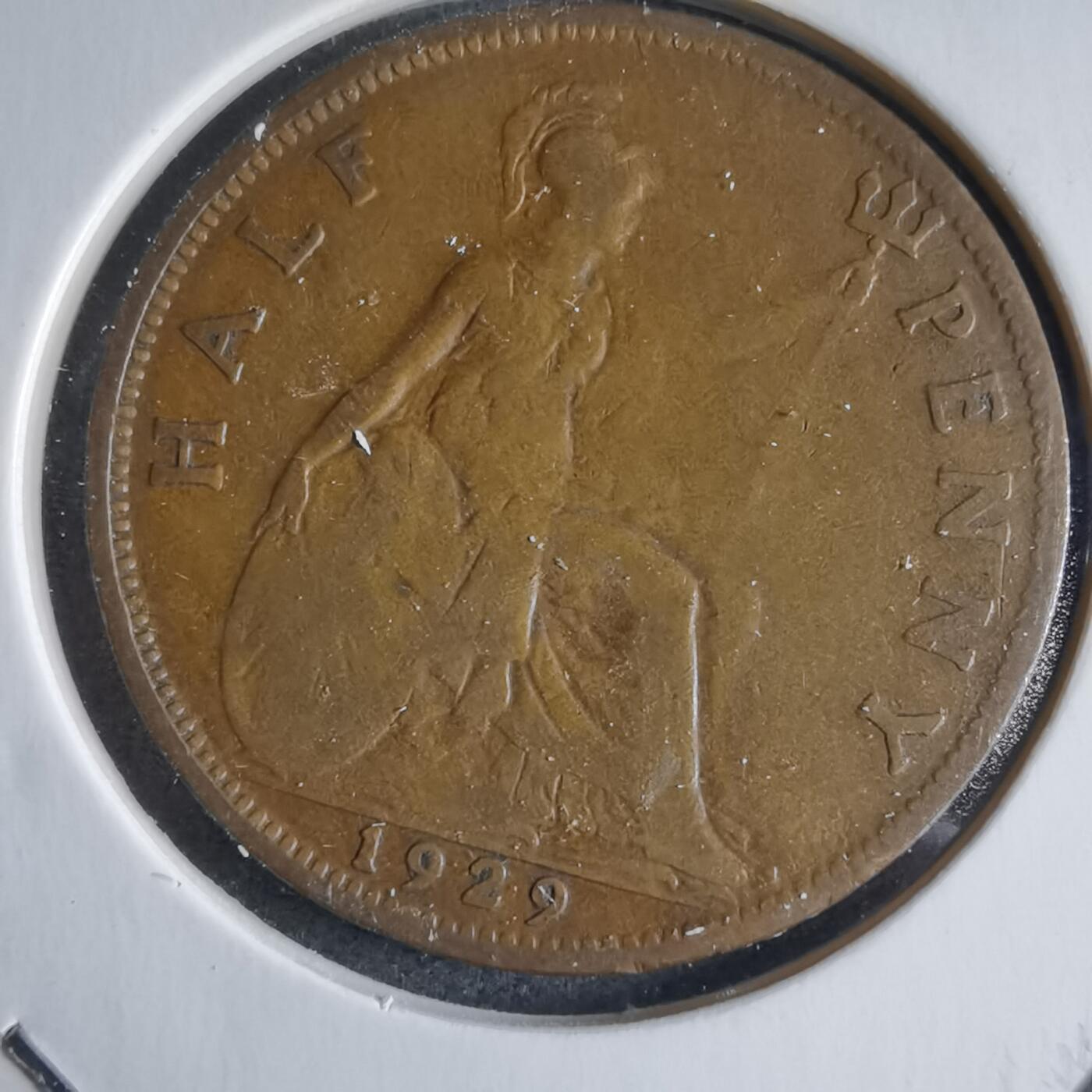 沼泽如烟--第928场 英国1929年半便士