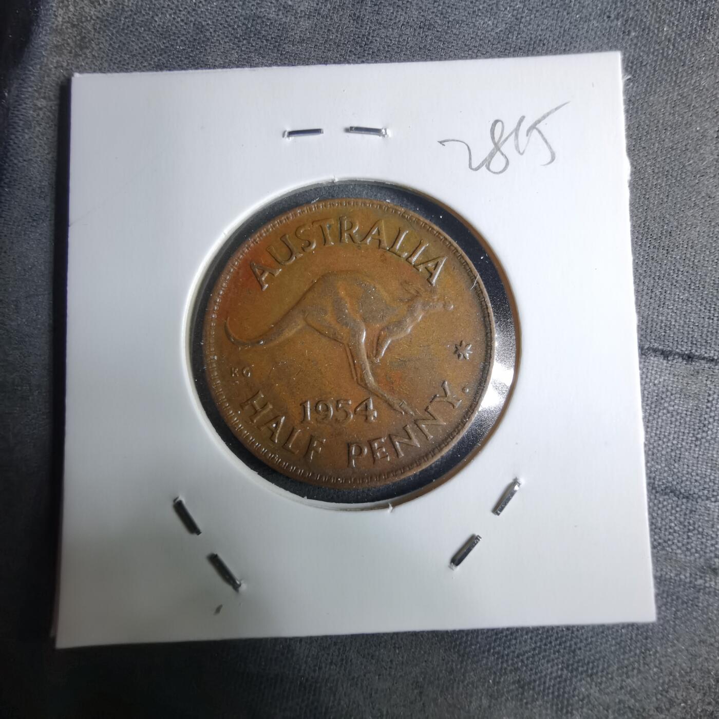 沼泽如烟--第928场 澳大利亚1954年半便士