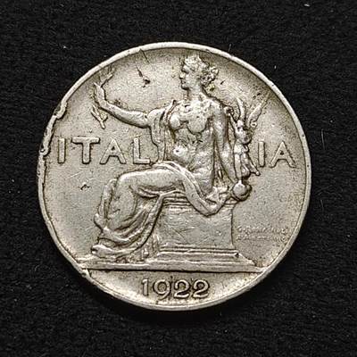 【全场包邮】纯粹捡漏拍484场（免费代拍第21场） - 意大利1922年1里拉