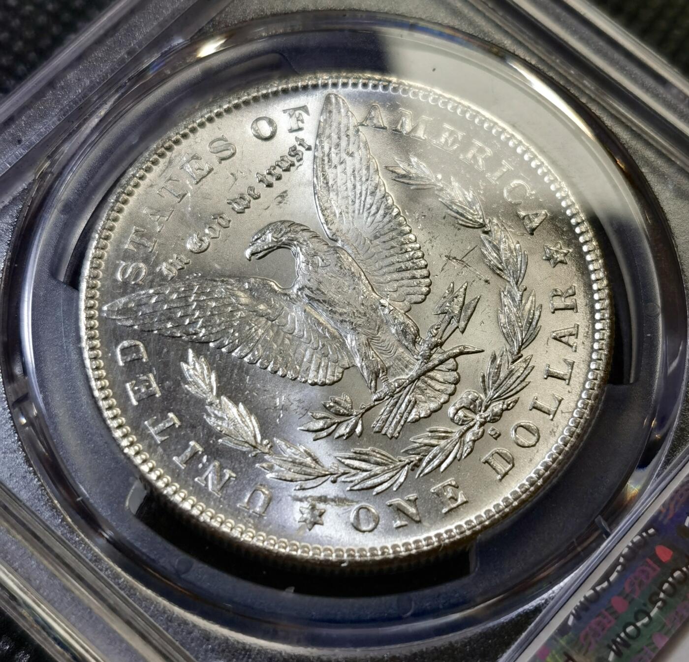 甄臻铺-世界币章拍卖（第43期）送拍享返佣金等优惠多多 PCGS-MS63 1878-S 摩根银币 首发年份 底板PL质感