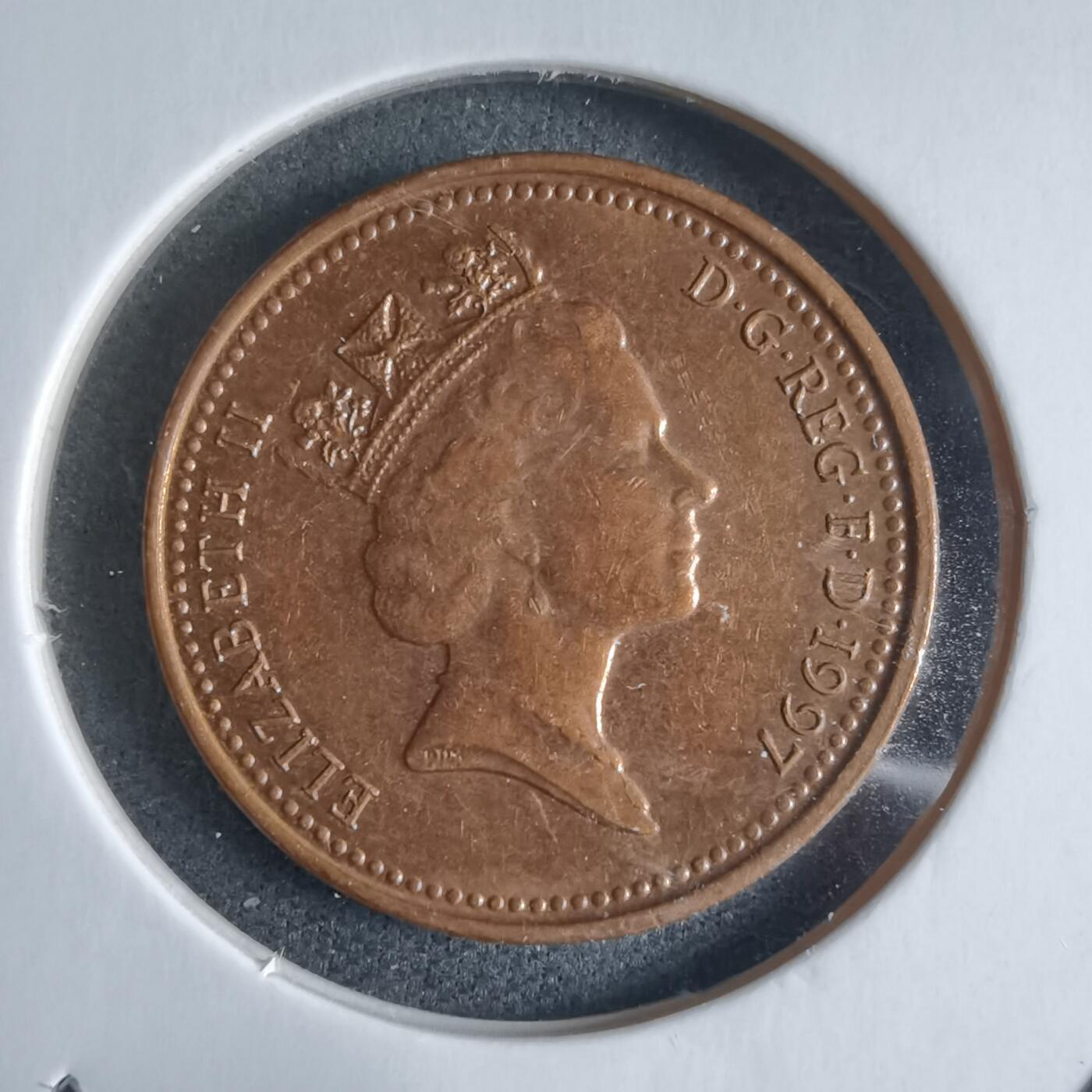 沼泽如烟--第928场 英国1997年1便士