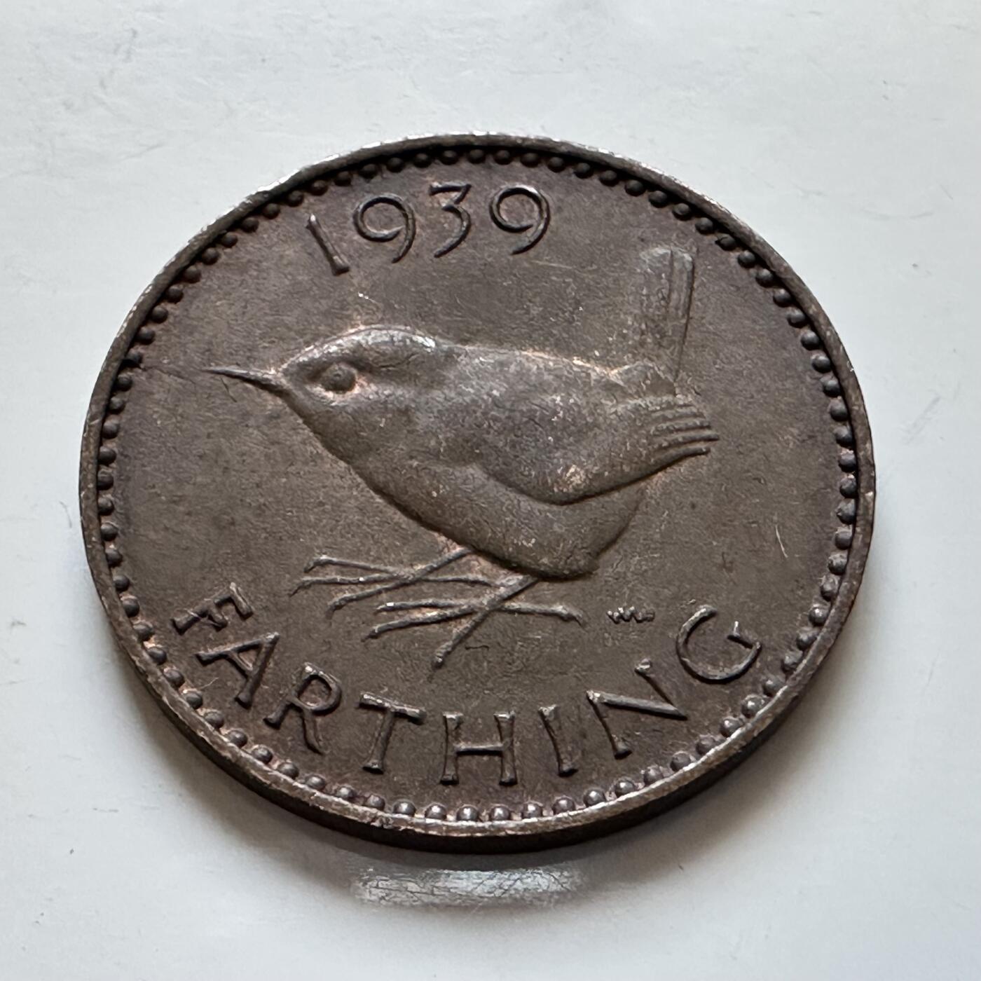 🌹外币初藏🌹🐯2025年第140场  每周二四六晚8️⃣点 接代拍 英国1939年一法新