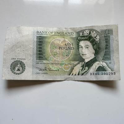 🌹外币初藏🌹🐯2025年第140场  每周二四六晚8️⃣点 接代拍 - 英国牛顿一英镑