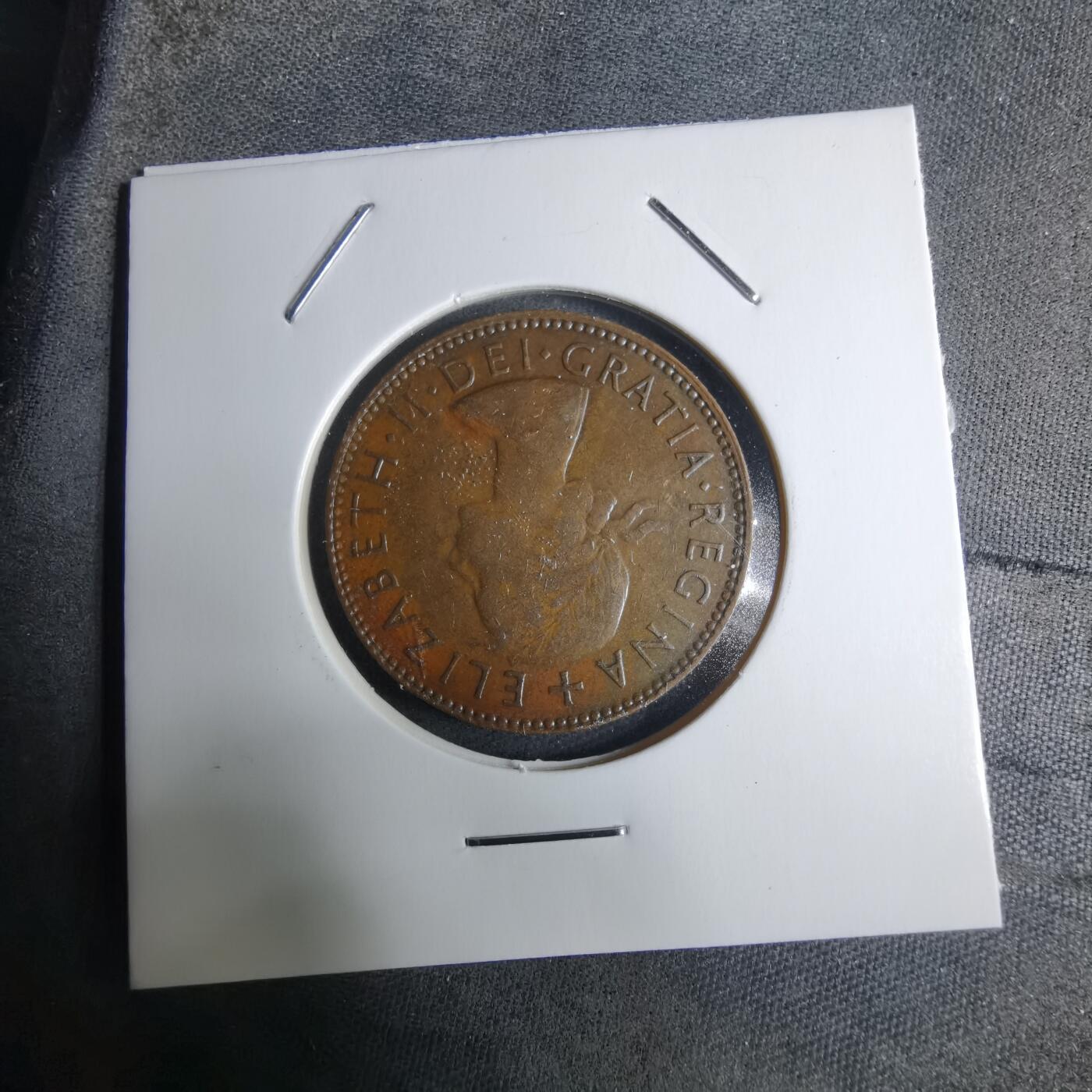 沼泽如烟--第928场 澳大利亚1954年半便士