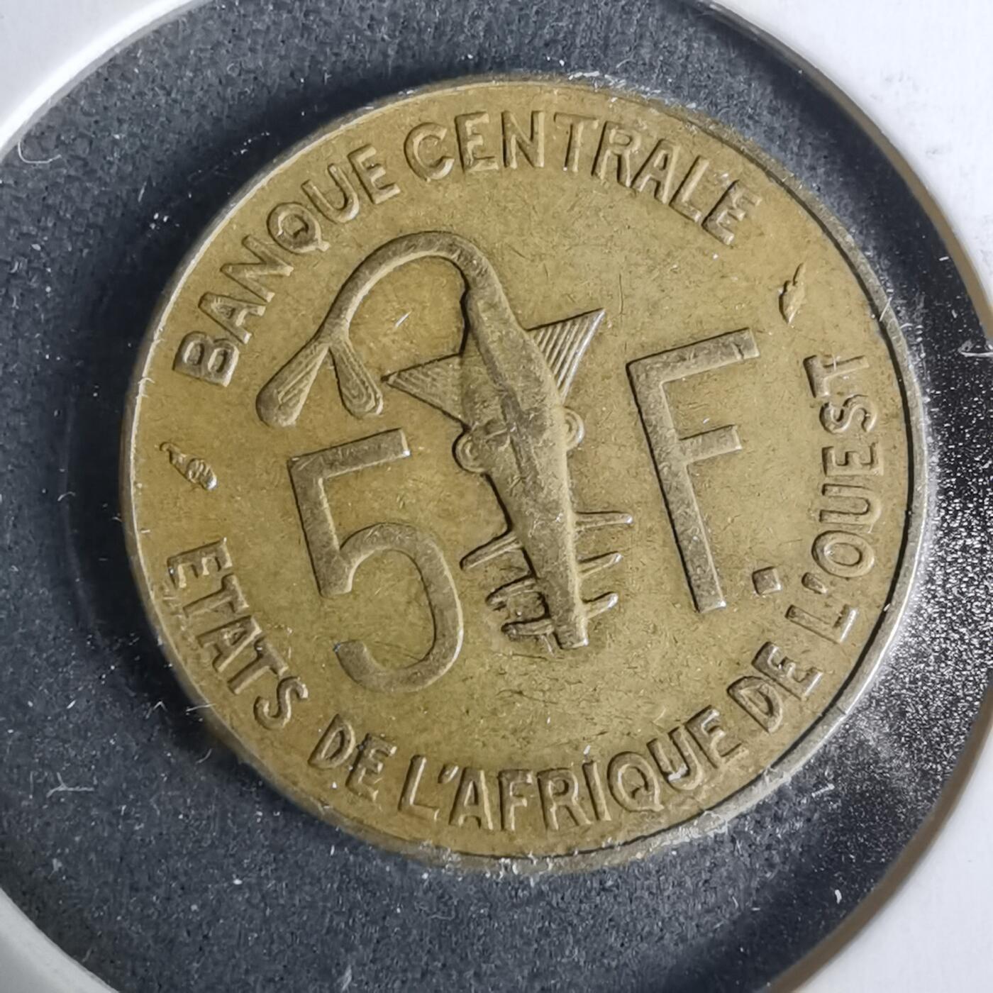 沼泽如烟--第929场 西非1977年5法郎