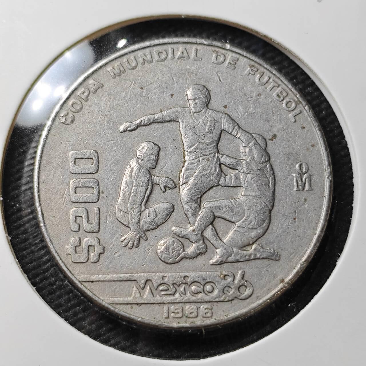 KK钱币收藏小铺 第377期  2月预留时间 周末发货  墨西哥200比索纪念币