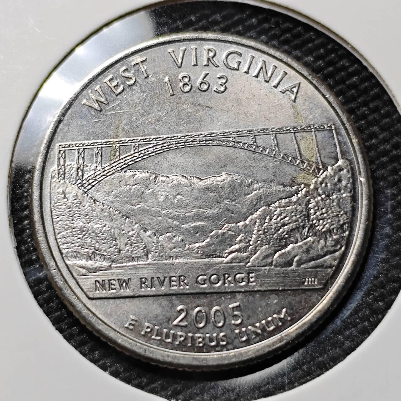 KK钱币收藏小铺 第378期  2月预留时间 周末发货  美国25分纪念币