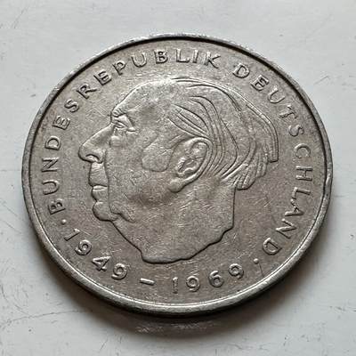 🌹外币初藏🌹🐯2025年第140场  每周二四六晚8️⃣点 接代拍 - 德国1971年F版 2马克 豪斯