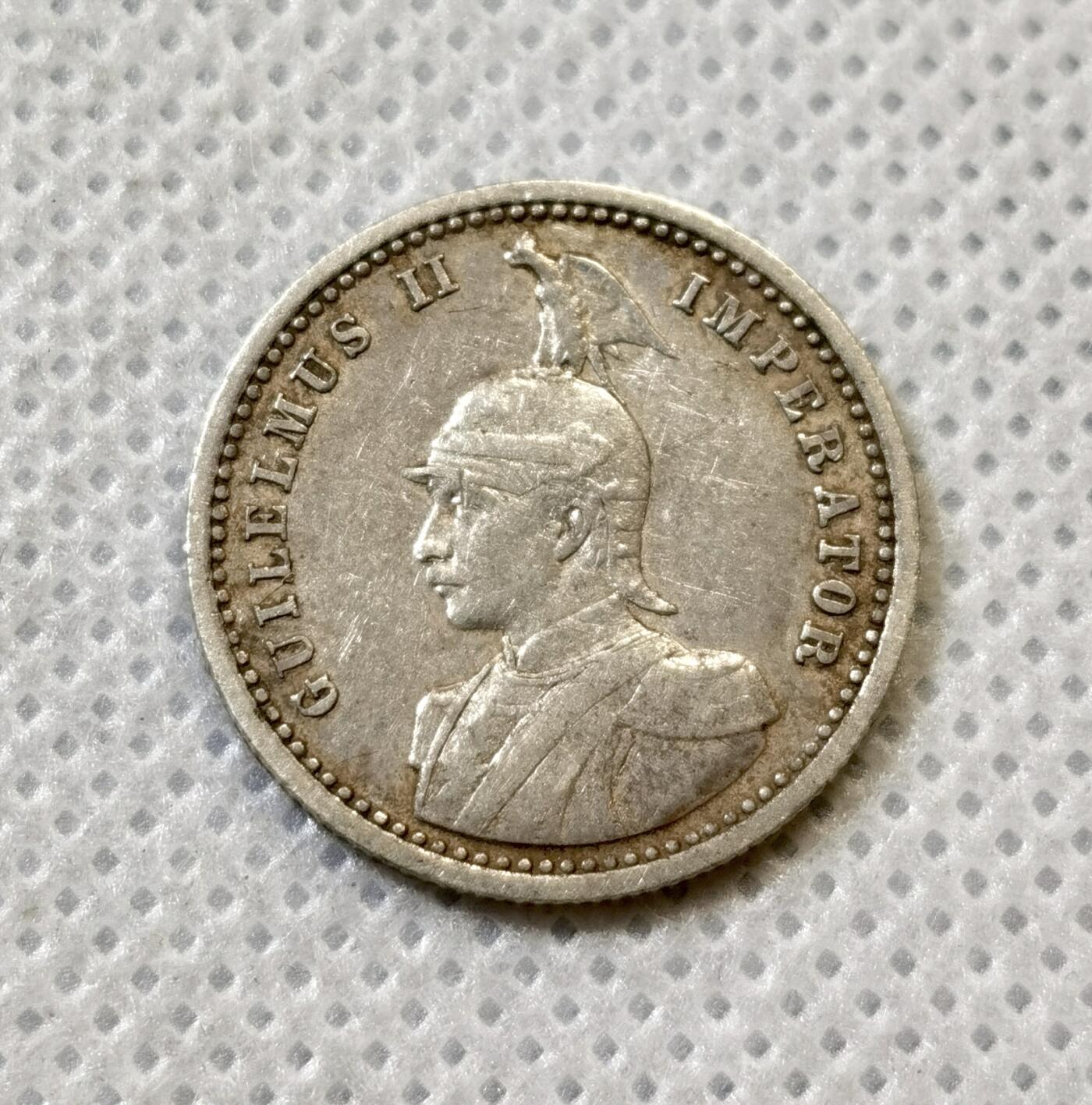 甄臻铺-世界币章拍卖（第43期）送拍享返佣金等优惠多多 德属东非1906年1/4卢比银币 小面值的很少见