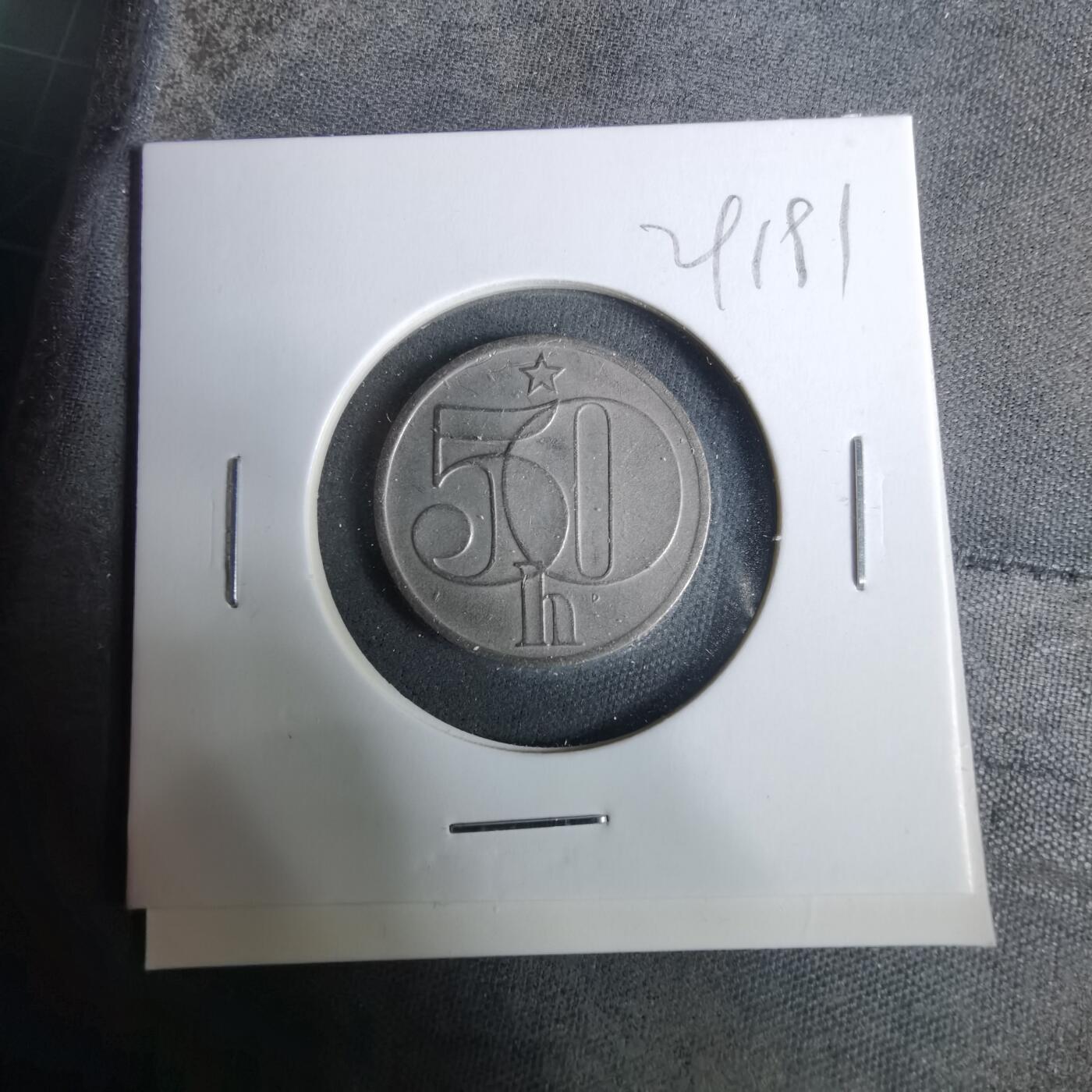 沼泽如烟--第929场 捷克斯洛伐克1983年50赫勒