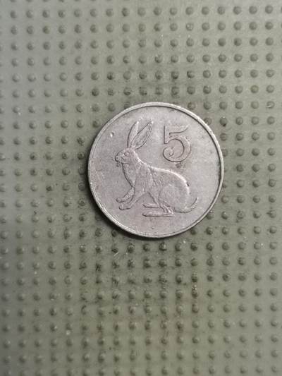 2025年第136场各国散币拍卖（总第136场） - 津巴布韦1980年5分