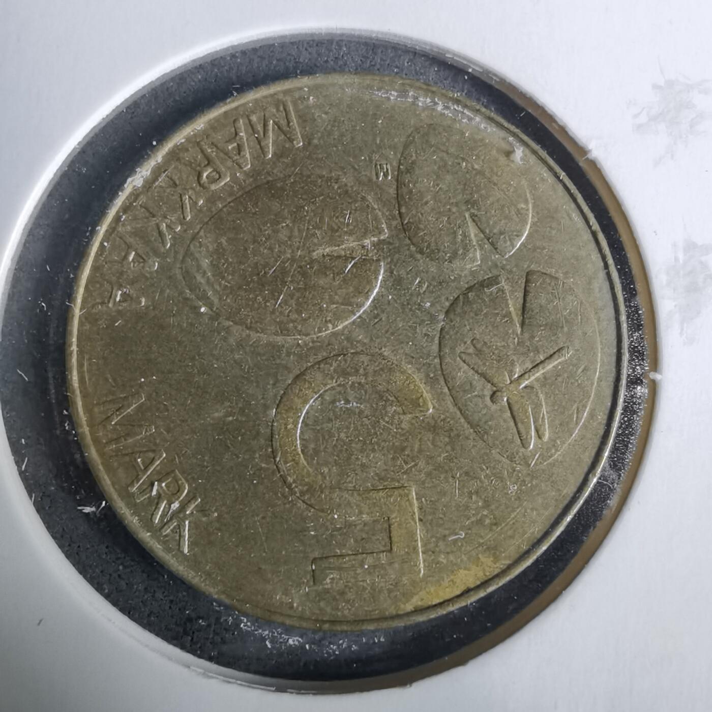 沼泽如烟--第929场 芬兰1994年5马克