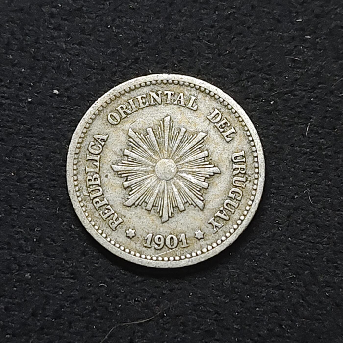 【全场包邮】纯粹捡漏拍484场（免费代拍第21场） 乌拉圭1901年2分