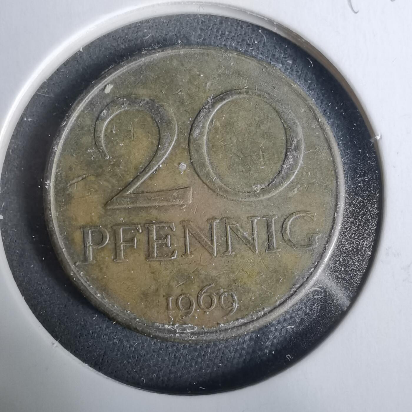 沼泽如烟--第929场 东德1969年20芬尼