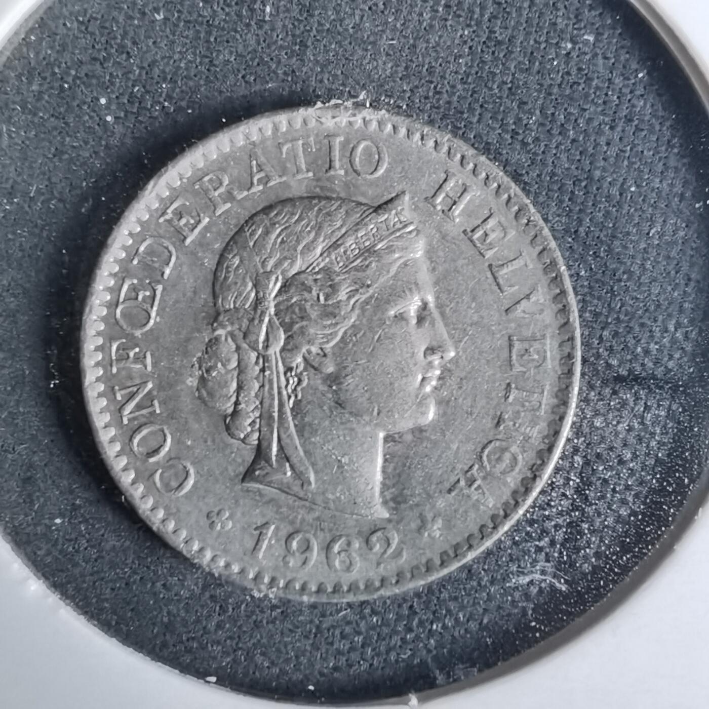 沼泽如烟--第929场 瑞士1962年五分