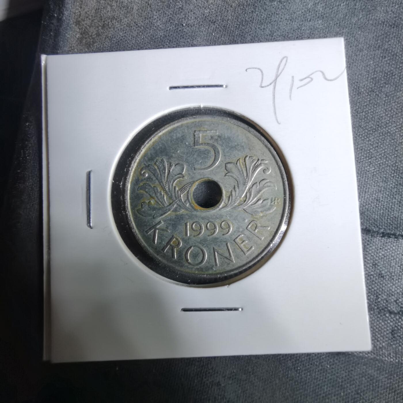 沼泽如烟--第929场 挪威1999年5克朗