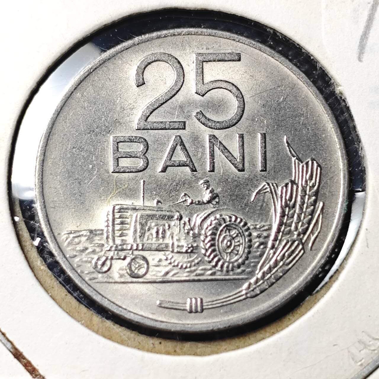 KK钱币收藏小铺 第378期  2月预留时间 周末发货  1960罗马尼亚25巴尼 好品