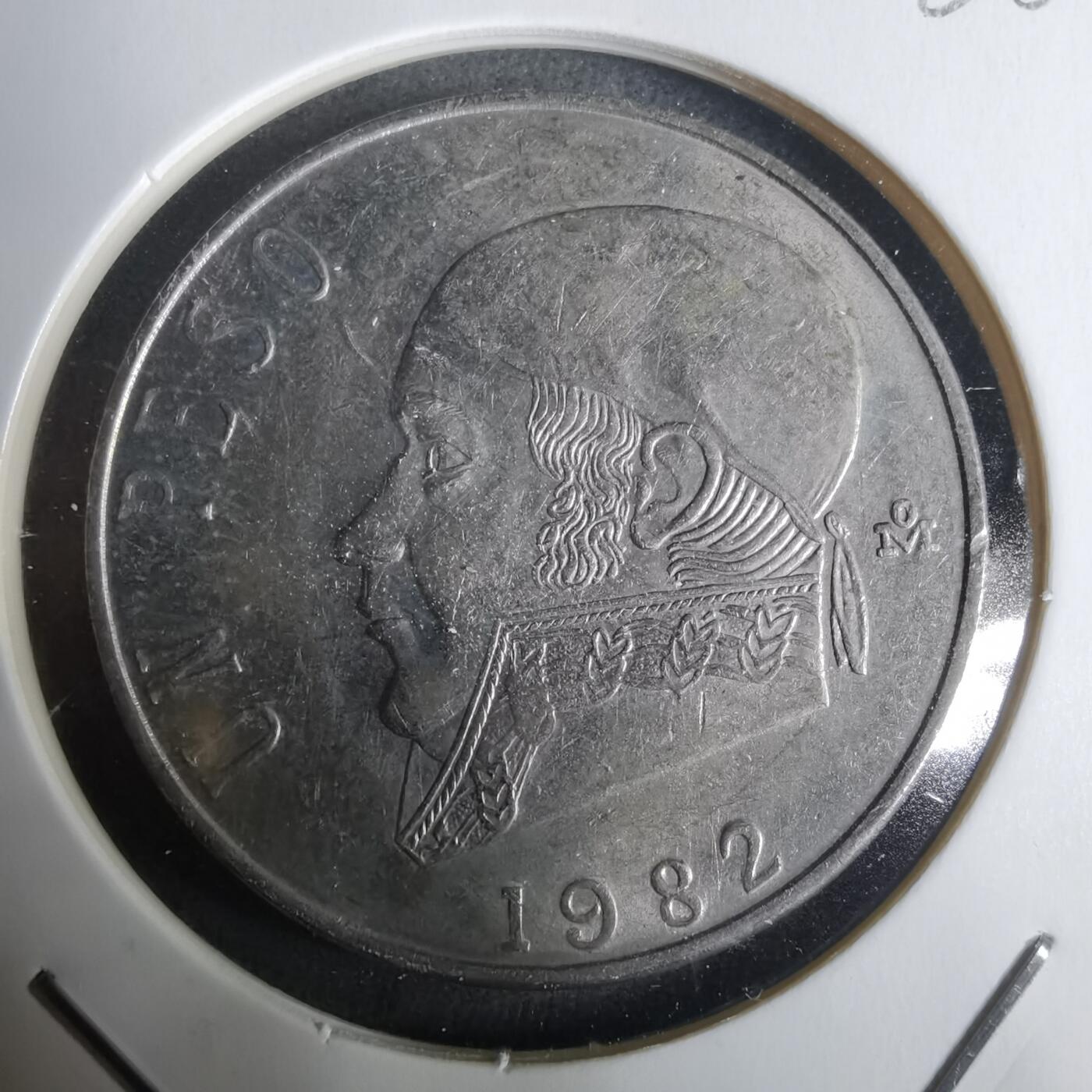 沼泽如烟--第928场 墨西哥1982年1比索