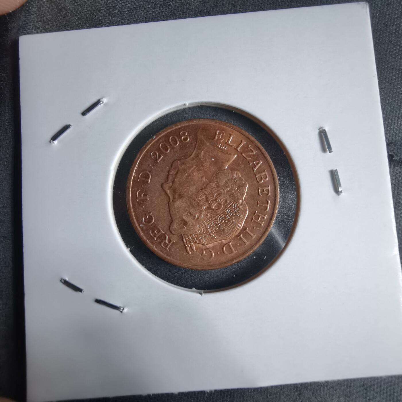 沼泽如烟--第928场 英国2008年1便士