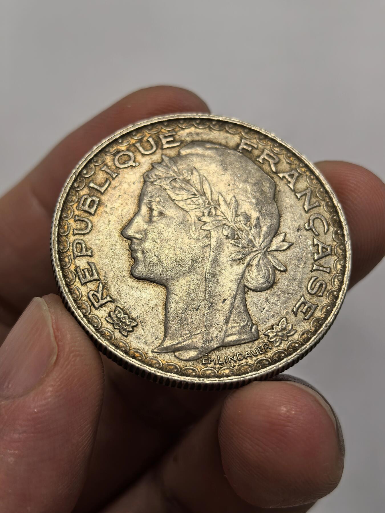 博洋堂世界钱币拍卖第151期（全场包邮） 法属印支坐洋关门年份1931 1P 原味