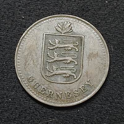 【全场包邮】纯粹捡漏拍484场（免费代拍第21场） - 根西1920年4道布铜币