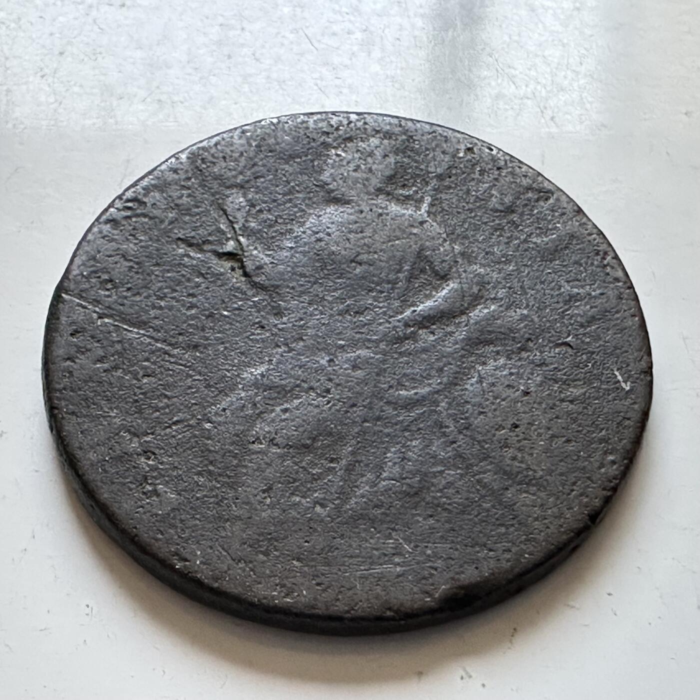 🌹外币初藏🌹🐯2025年第140场  每周二四六晚8️⃣点 接代拍 英国1689-1694年玛丽二世和威廉三世共治时期半便士28.6毫米 对应清顺治康熙年间