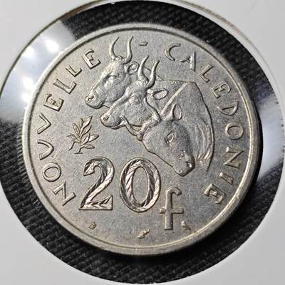 KK钱币收藏小铺 第378期  2月预留时间 周末发货 -  1970法属新喀里多尼亚20法郎